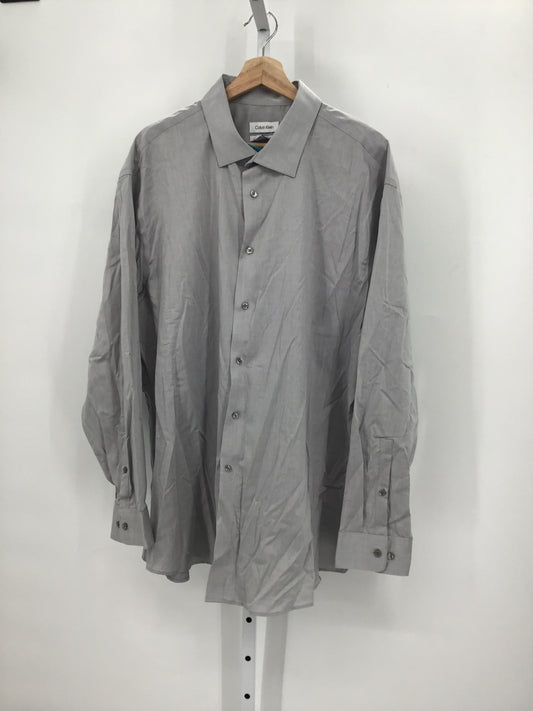 Calvin Klein Gray Button-Down