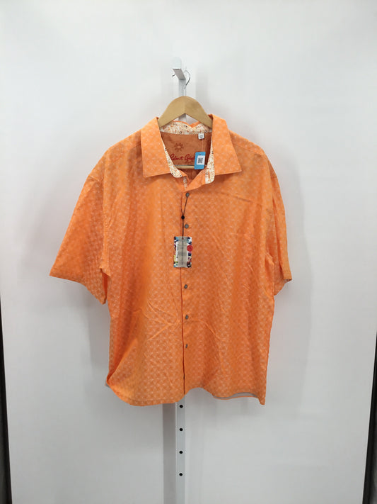 Robert Graham Orange Button-Down