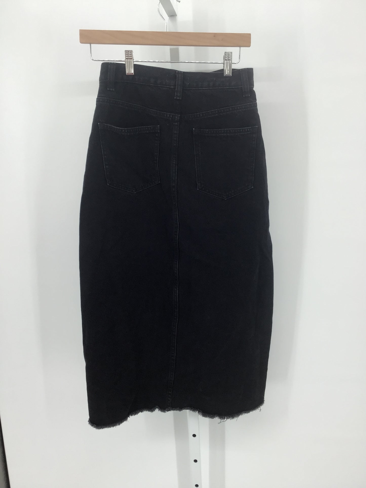 Vintage Black Casual Skirt